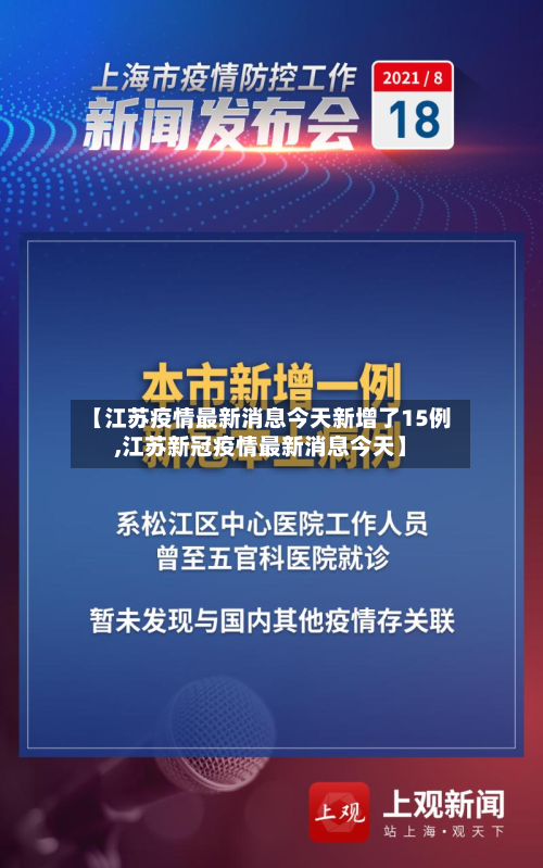 【江苏疫情最新消息今天新增了15例,江苏新冠疫情最新消息今天】