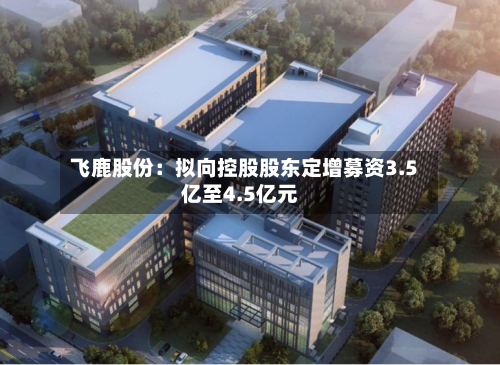 飞鹿股份：拟向控股股东定增募资3.5亿至4.5亿元-第1张图片