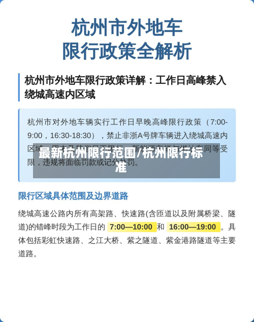 最新杭州限行范围/杭州限行标准-第2张图片