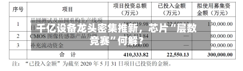 千亿设备龙头密集推新	，芯片“层数竞赛”何解？-第3张图片