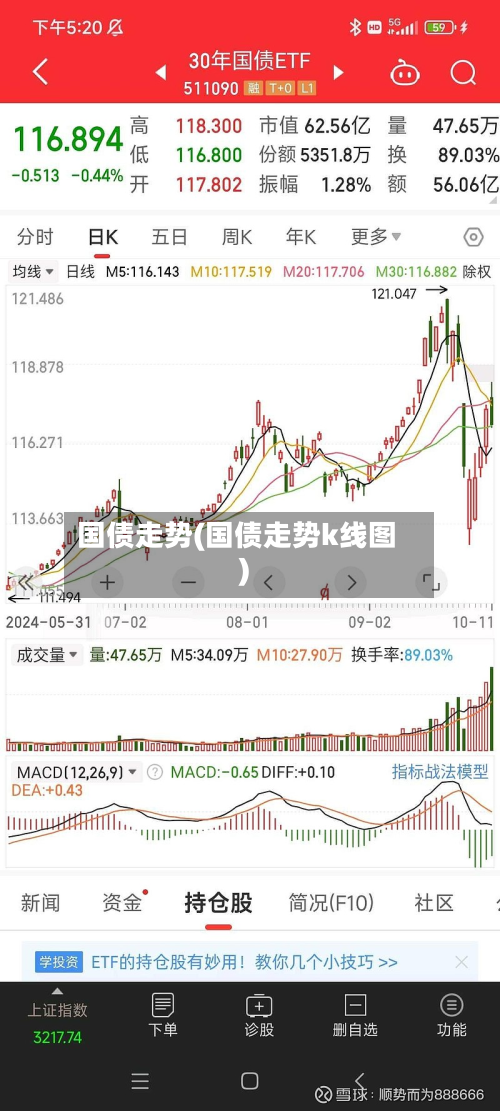 国债走势(国债走势k线图)
