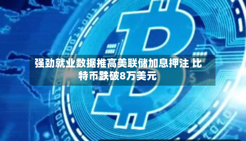 强劲就业数据推高美联储加息押注 比特币跌破8万美元-第2张图片
