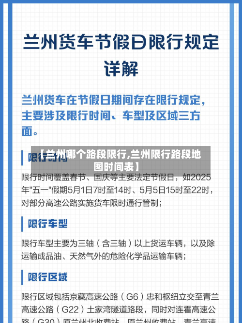 【兰州哪个路段限行,兰州限行路段地图时间表】