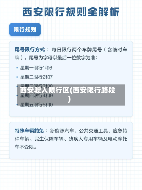 西安驶入限行区(西安限行路段)