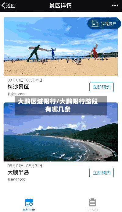 大鹏区域限行/大鹏限行路段有哪几条