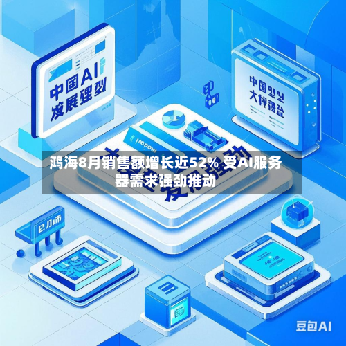 鸿海8月销售额增长近52% 受AI服务器需求强劲推动