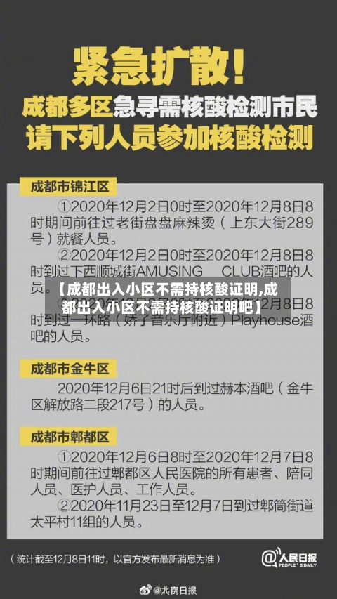 【成都出入小区不需持核酸证明,成都出入小区不需持核酸证明吧】-第2张图片