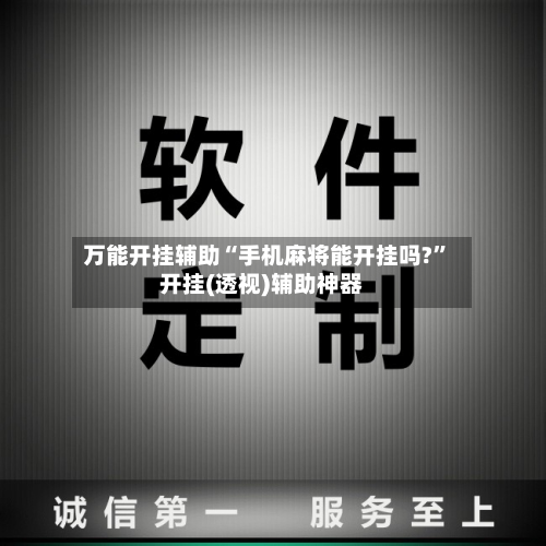 万能开挂辅助“手机麻将能开挂吗?”开挂(透视)辅助神器-第3张图片