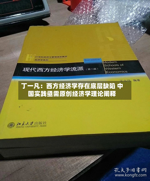 丁一凡：西方经济学存在底层缺陷 中国实践亟需原创经济学理论阐释