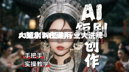 AI短剧制作费用大跳水 AI短剧行业大洗牌