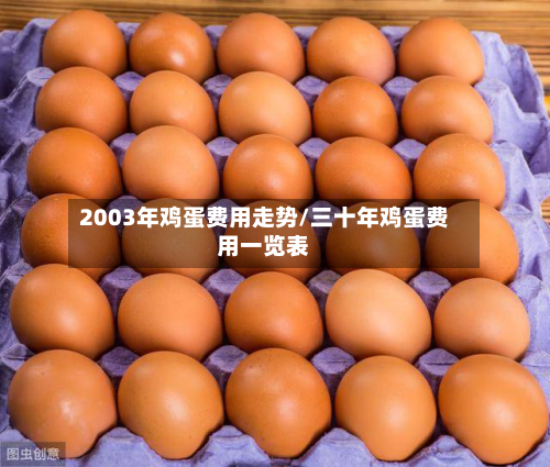 2003年鸡蛋费用走势/三十年鸡蛋费用一览表-第2张图片