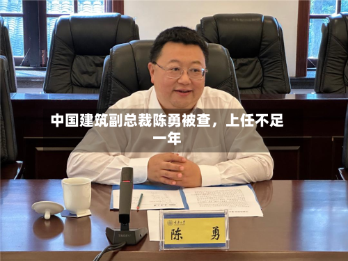 中国建筑副总裁陈勇被查，上任不足一年-第2张图片