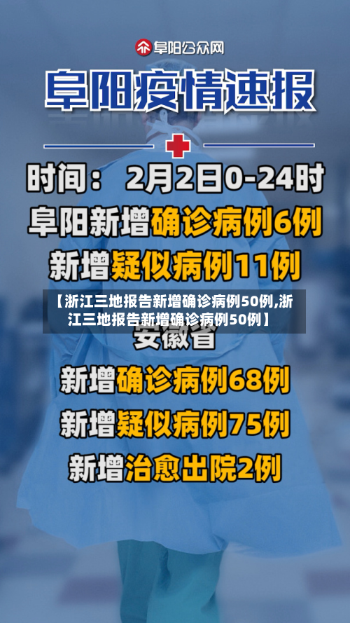 【浙江三地报告新增确诊病例50例,浙江三地报告新增确诊病例50例】