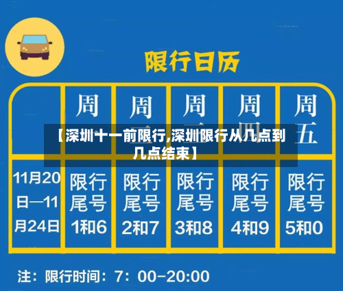 【深圳十一前限行,深圳限行从几点到几点结束】-第2张图片
