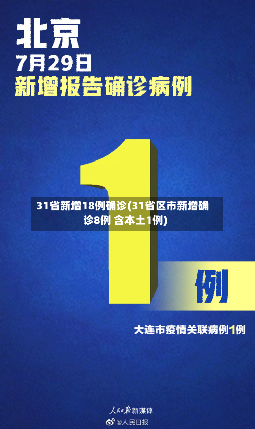 31省新增18例确诊(31省区市新增确诊8例 含本土1例)