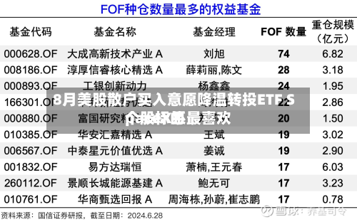 8月美股散户买入意愿降温转投ETF SpaceX系最喜欢个股标的-第2张图片