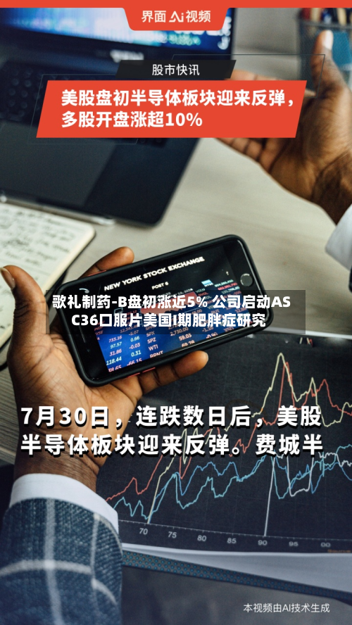 歌礼制药-B盘初涨近5% 公司启动ASC36口服片美国I期肥胖症研究-第1张图片