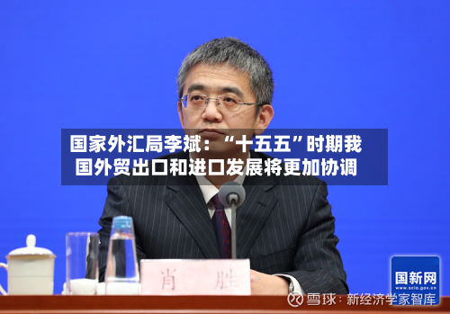 国家外汇局李斌：“十五五”时期我国外贸出口和进口发展将更加协调