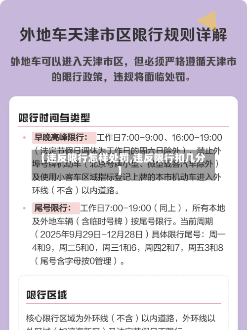 【违反限行怎样处罚,违反限行扣几分】-第1张图片