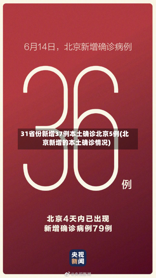 31省份新增37例本土确诊北京5例(北京新增的本土确诊情况)