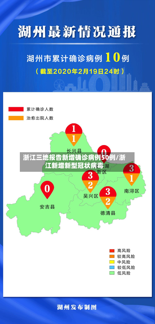 浙江三地报告新增确诊病例50例/浙江新增新型冠状病毒