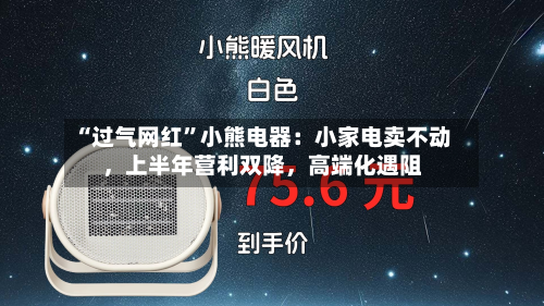 “过气网红”小熊电器：小家电卖不动，上半年营利双降	，高端化遇阻-第3张图片