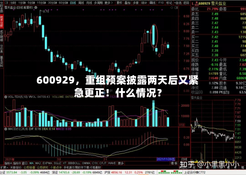600929	，重组预案披露两天后又紧急更正！什么情况？-第2张图片