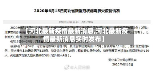 【河北最新疫情最新消息,河北最新疫情最新消息实时发布】-第2张图片