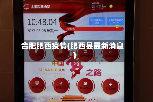 合肥肥西疫情(肥西县最新消息)