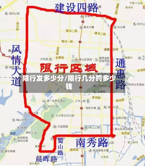 限行发多少分/限行几分罚多少钱