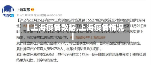 【上海疫情数据,上海疫情情况】-第2张图片