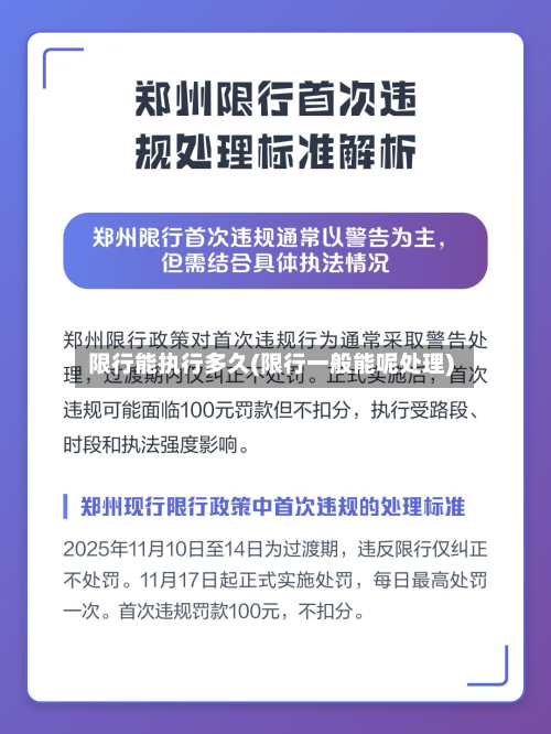 限行能执行多久(限行一般能呢处理)-第3张图片