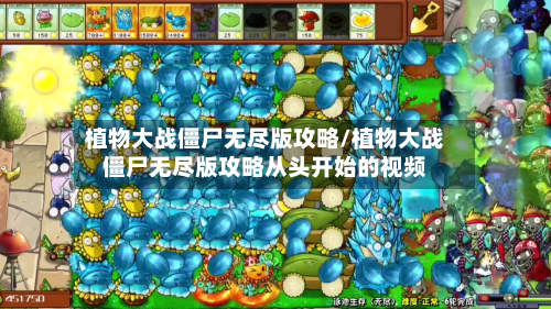 植物大战僵尸无尽版攻略/植物大战僵尸无尽版攻略从头开始的视频-第3张图片