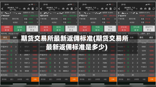 期货交易所最新返佣标准(期货交易所最新返佣标准是多少)