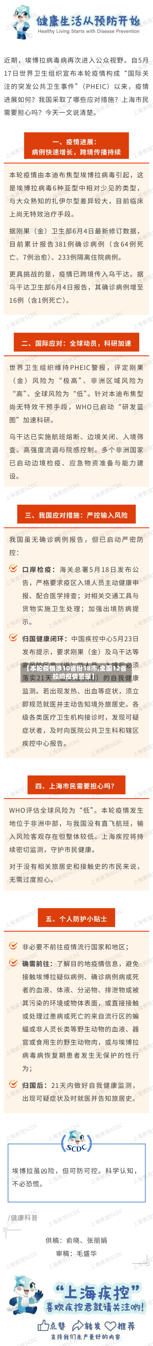 【本轮疫情涉10省份18市,全国12省拉响疫情警报】