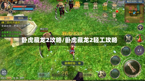 卧虎藏龙2攻略/卧虎藏龙2轻工攻略