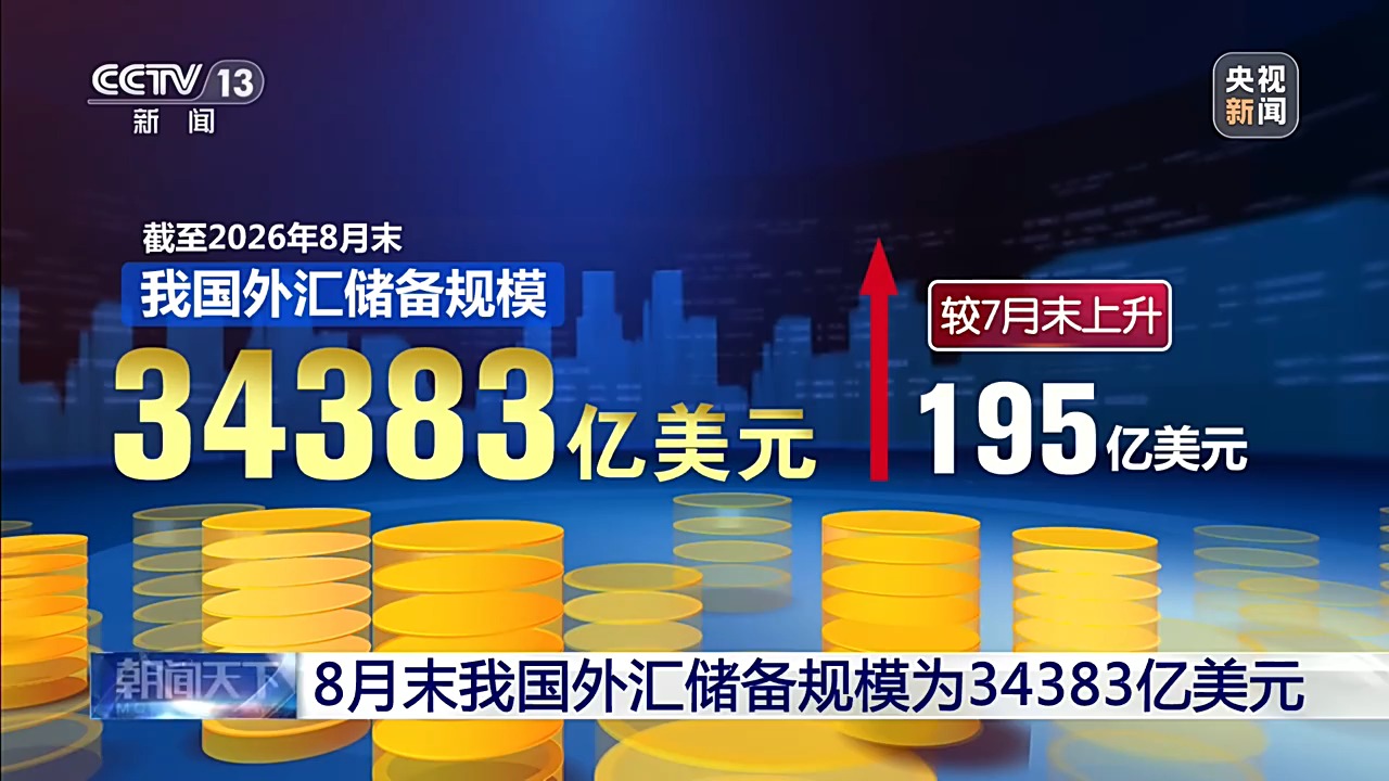 视频丨8月末我国外汇储备环比上升195亿美元 如何看待未来走势?